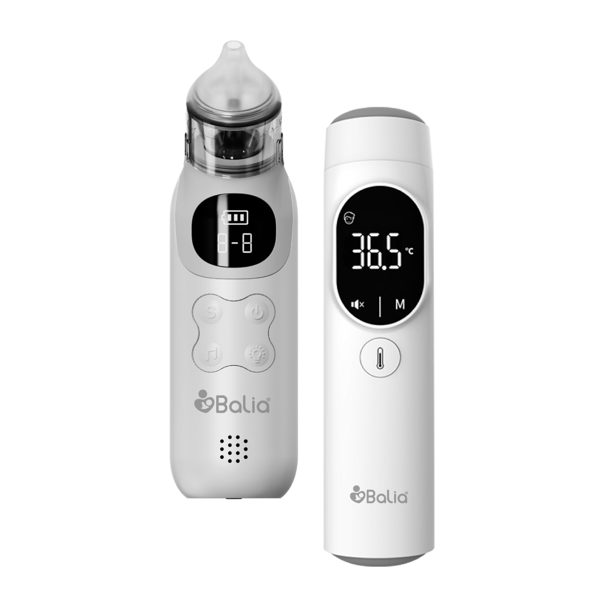 Pack Aspirador nasal + Termómetro frente y oído