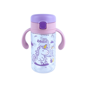 Botella de Tritan™ 5001 antiderrame con bombilla Unicornio
