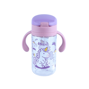 Botella de Tritan™ 5001 antiderrame con bombilla Unicornio