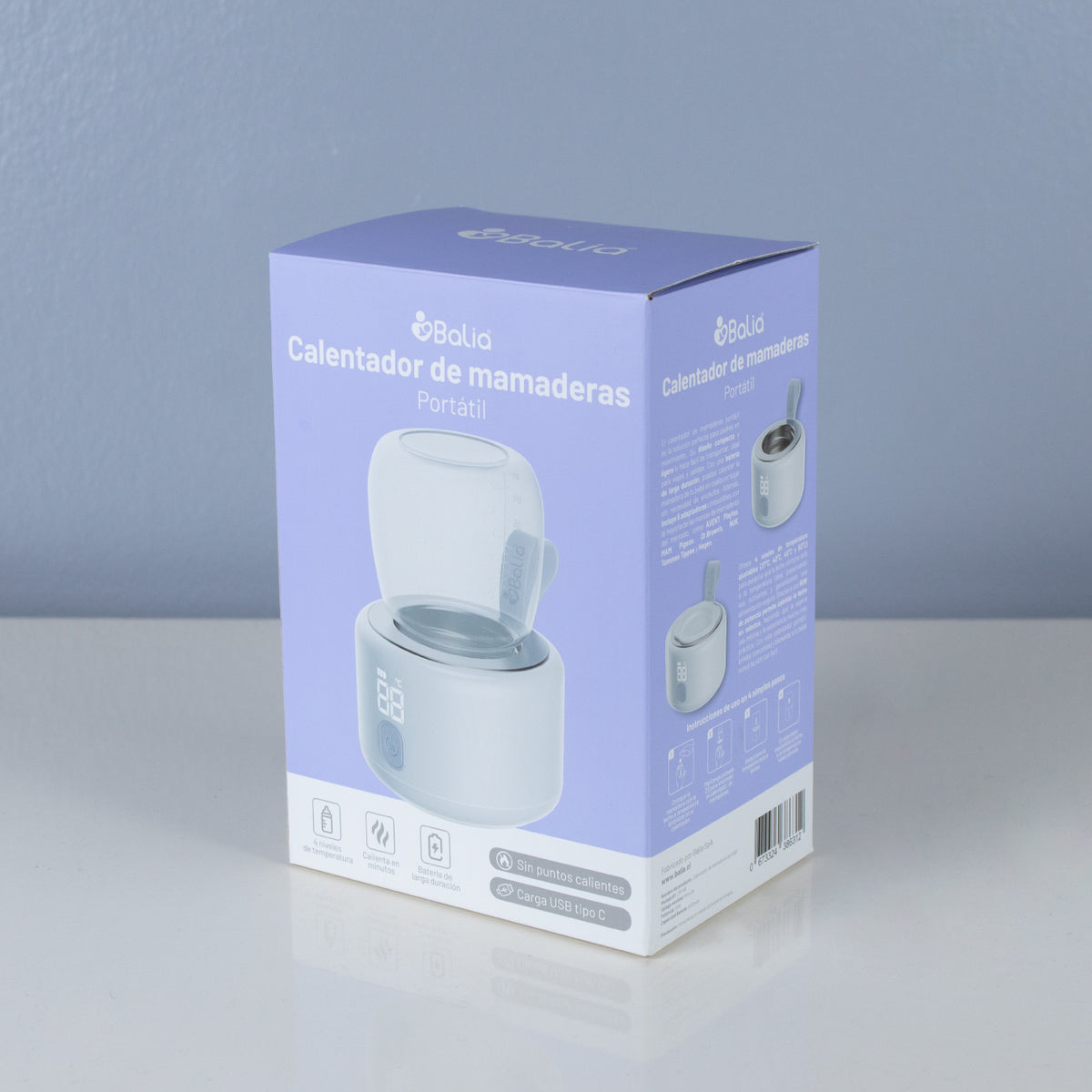 Calentador de mamaderas portátil