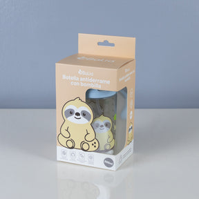 Botella de Tritan™ 5001 antiderrame con bombilla Perezoso