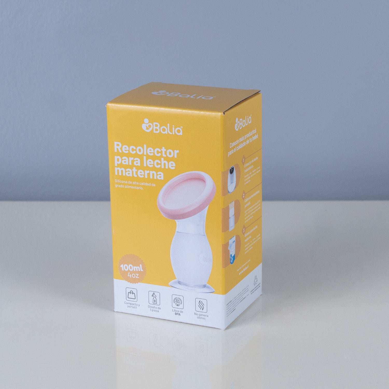 Recolector de leche manual