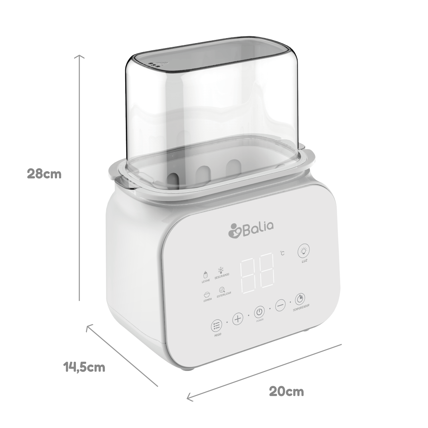 Calentador de mamaderas 4 en 1