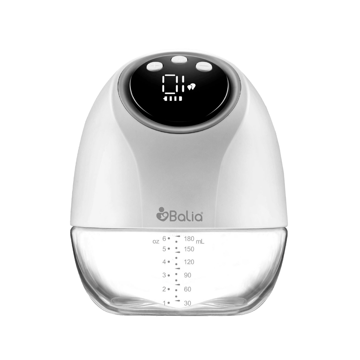 Extractor de leche inalámbrico Balia, diseño liviano y discreto, ideal para mamás activas y cómodas.