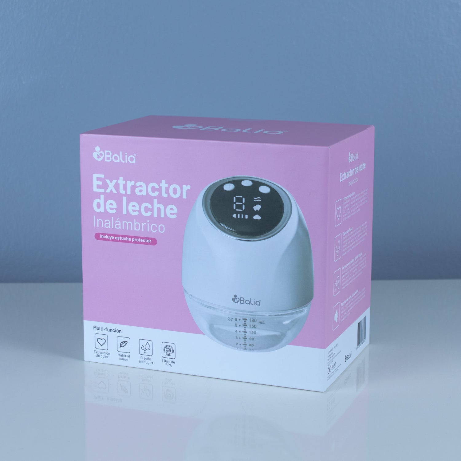 Extractor de leche inalámbrico