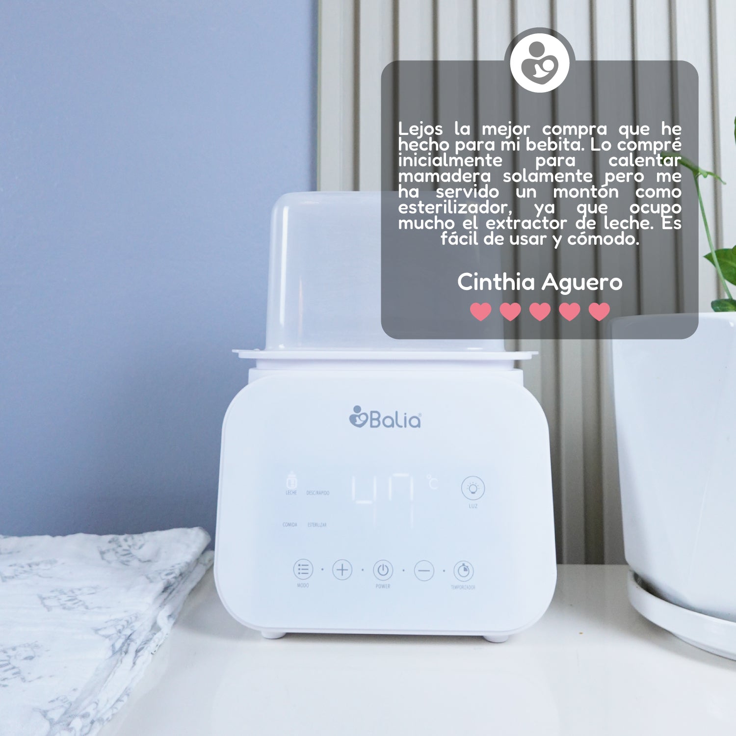 Calentador de mamaderas 4 en 1