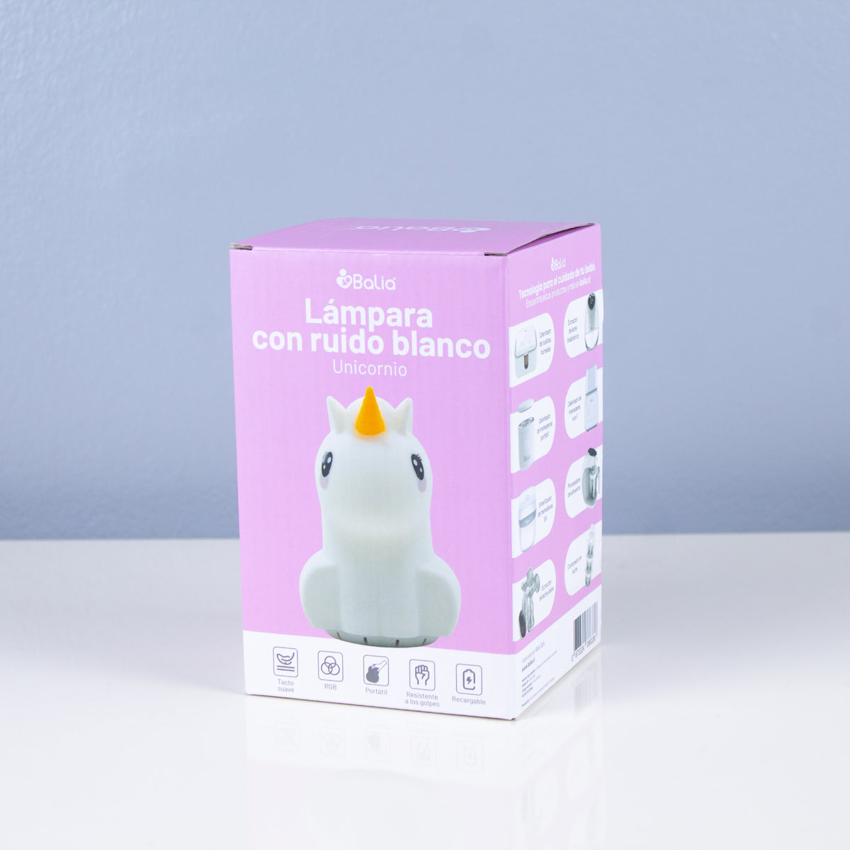 Lámpara con ruido blanco Unicornio