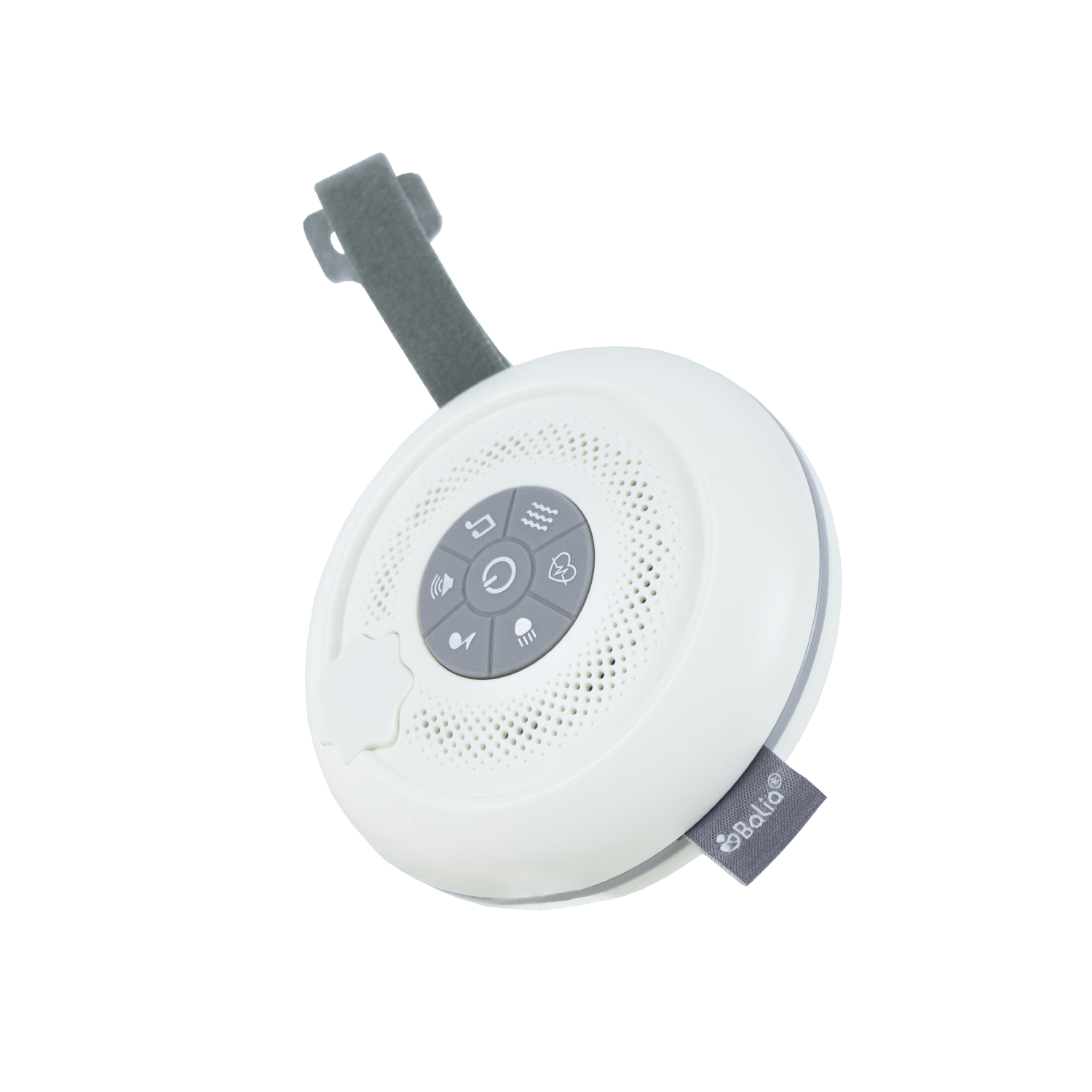 Ruido blanco portátil Balia, dispositivo compacto para calmar a tu bebé en cualquier lugar.