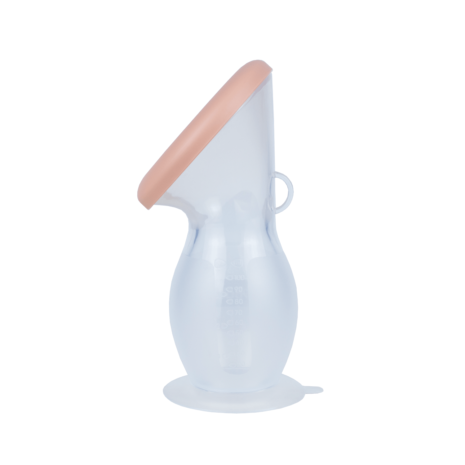 Recolector de leche manual Balia, cómodo y compacto, con base de succión para evitar derrames y mantener la limpieza.