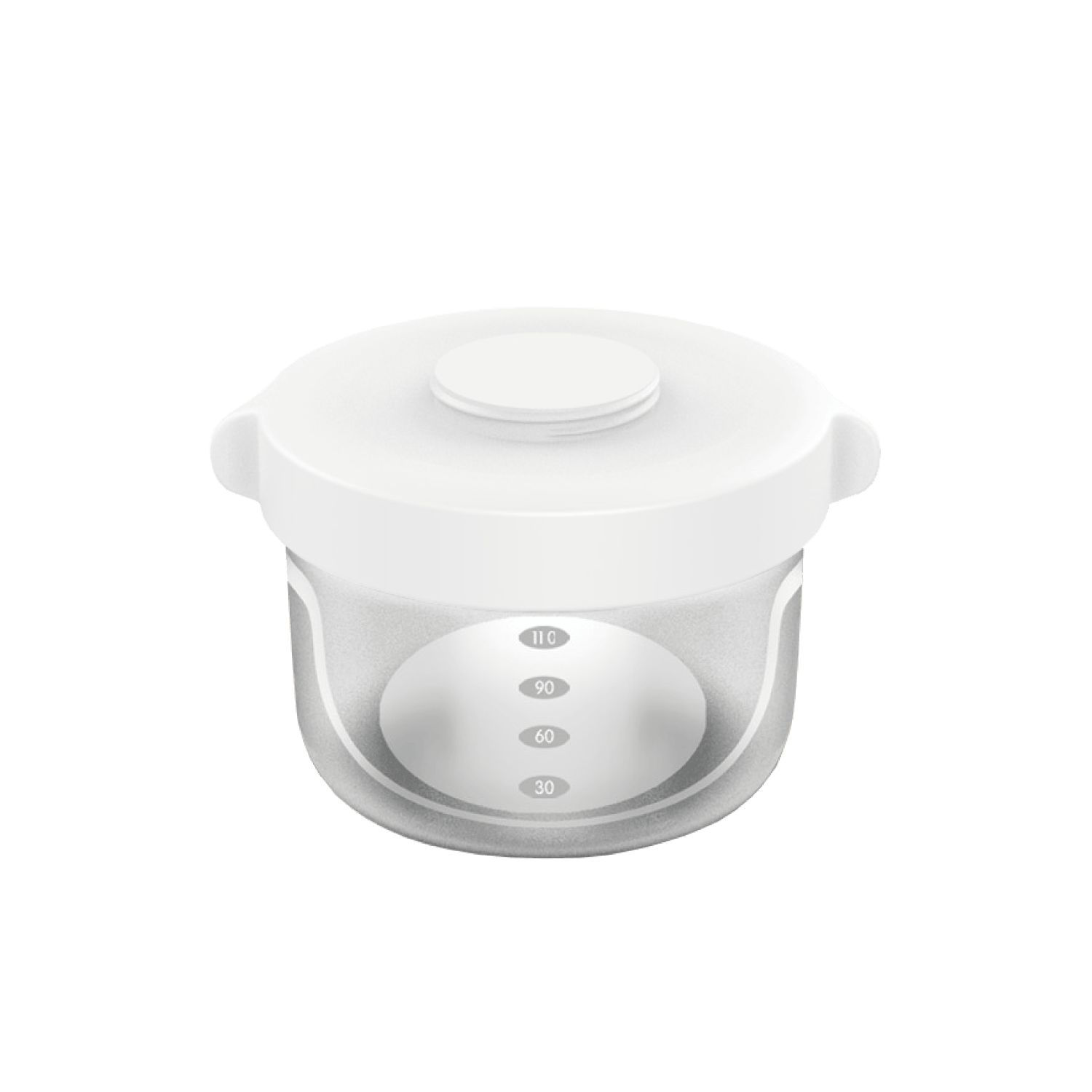 Contenedor de leche Balia, práctico y seguro para transportar leche y snacks sin derrames.